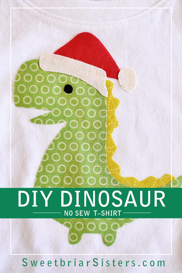 dino santa shirt